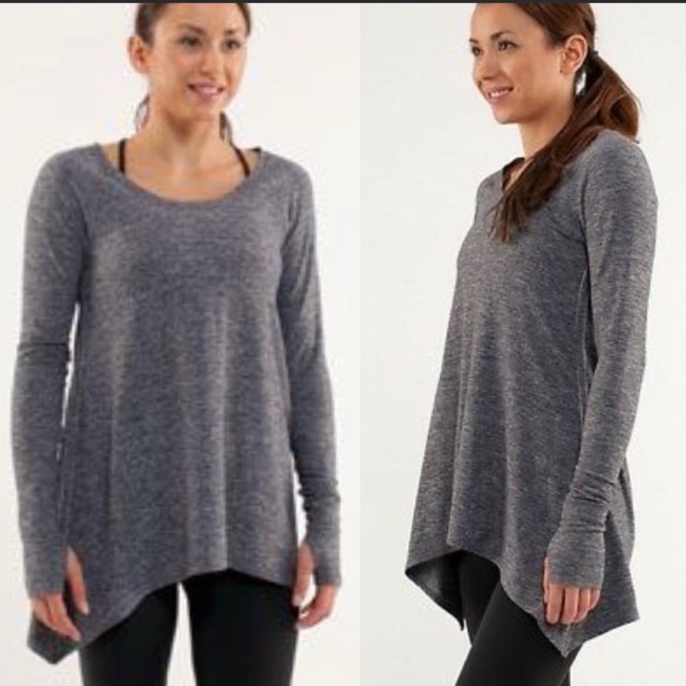 lululemon athletica Gray Long Sleeve Top